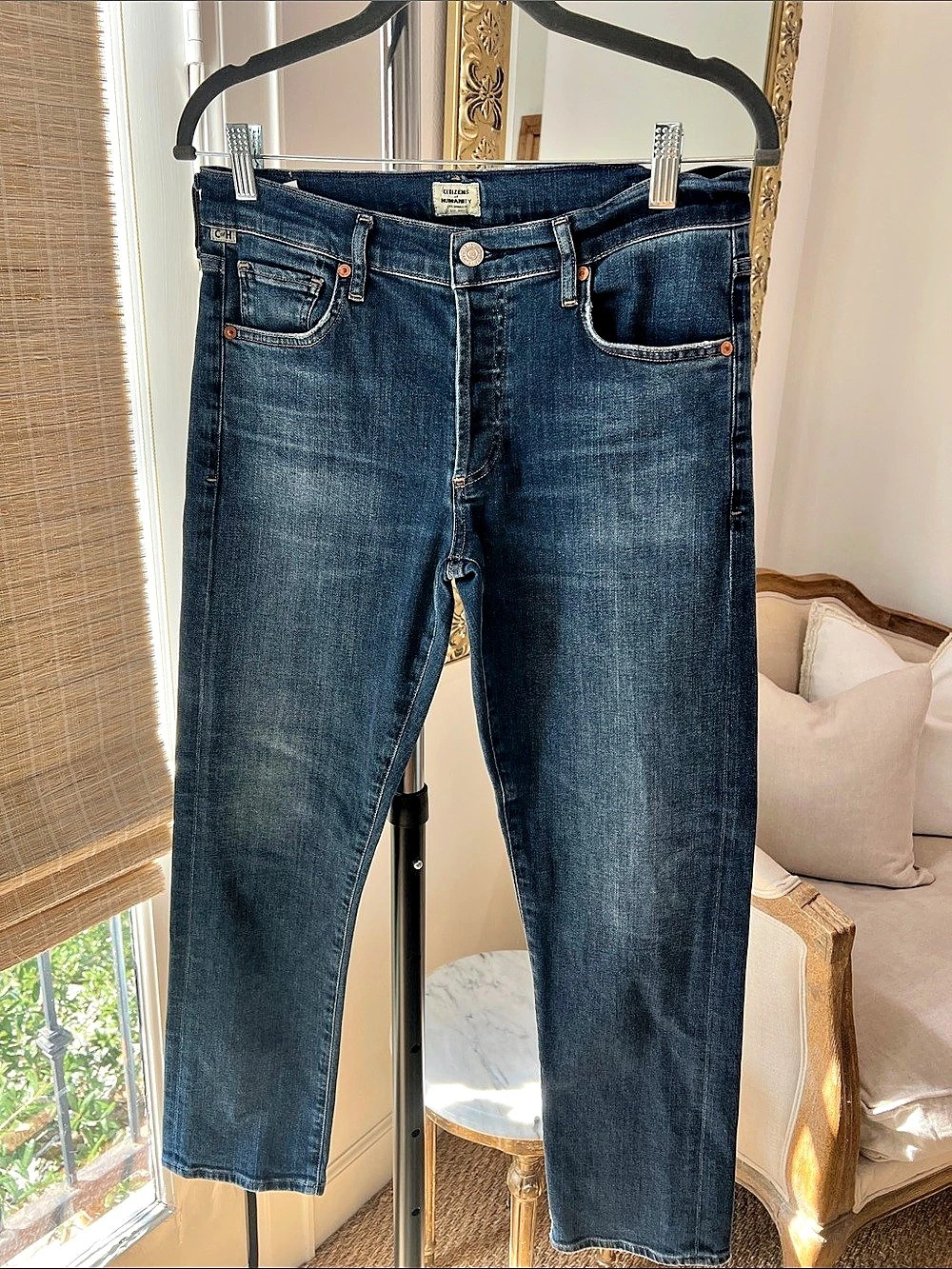 Citizens of Humanity Emerson Slim Boyfriend Jeans in Blue Waist 27